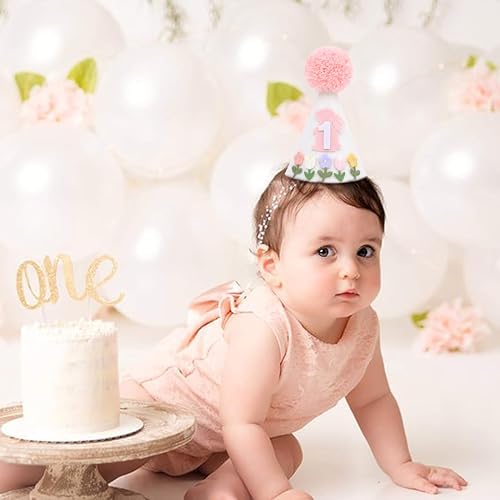 Some Bunny Is One 1st Birthday Hat for Girls