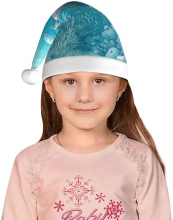 Augenstern Christmas Hat Sea Turtles Swimming In Water Xmas Hat Unisex Santa Hat