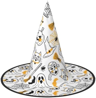 Witch Hats Halloween Costume Cone Wizard Hat for Adults