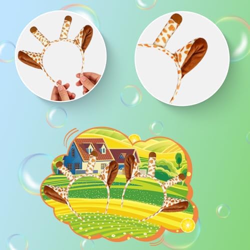 Cute Animal Ears Headband Plush for Kids and Adults