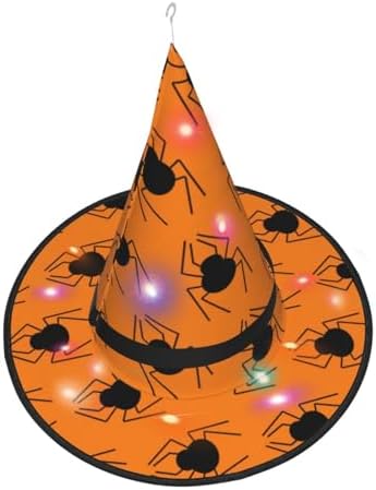 Witch Hat with LED Light Halloween Costume Headwear