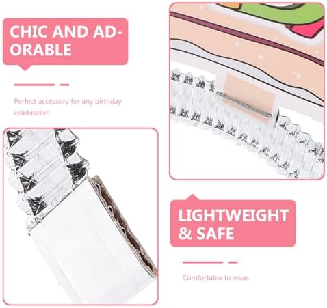 LOGOFUN 6pcs Birthday Party Headbands