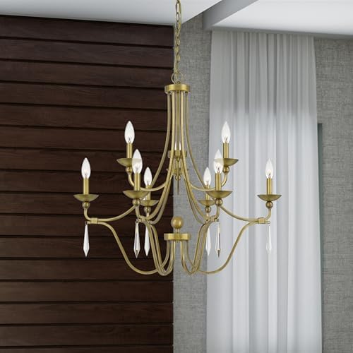 Quoizel Joules 32 Inch Wide 9 Light Chandelier