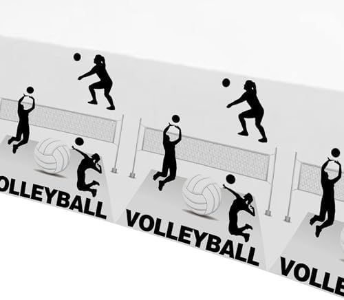 Volleyball Party Tablecloth 3 Pack