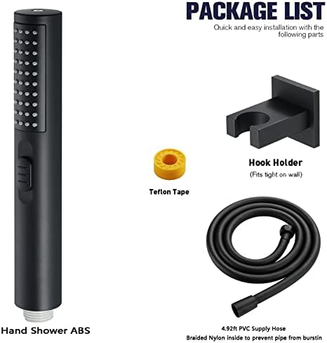 FUTENI High Pressure Handheld Shower Head with 2 Functions 1