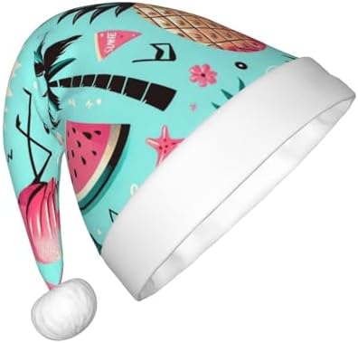 Augenstern Christmas Hat with Flamingo and Sunglasses Design