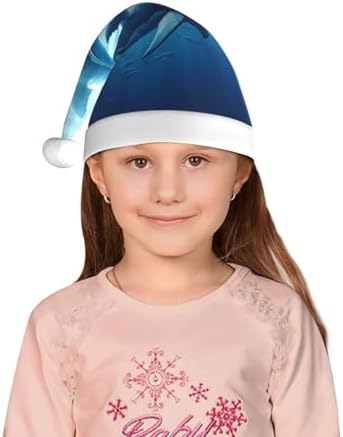 Augenstern Christmas Hat Sharks-Swim-In-Ocean Xmas Hat Unisex Santa Hat 1