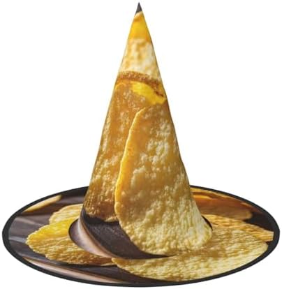 Potato Chips Witch Halloween Cone Hat Costume