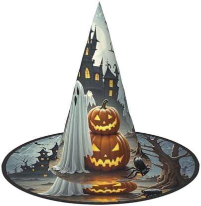 Witch Hats Halloween Cone Wizard Hat Ghost Pumpkin Castle Costume