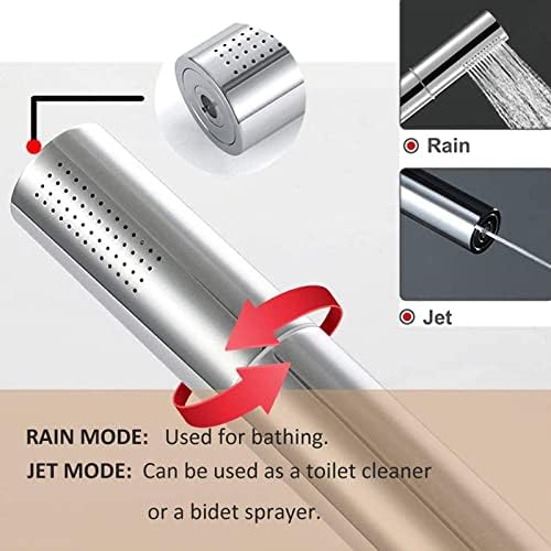 Handheld Shower Head with 2 Settings and High Pressure