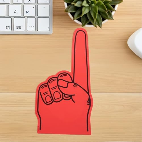 4pcs Giant Foam Fingers for Sports Parties
