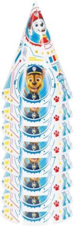 Unique Paw Patrol Birthday Party Hats and Stickers Bundle