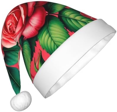 Augenstern Christmas Hat Clusters Roses Floral Santa Hat Unisex