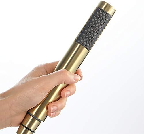 Brushed Gold Handheld Shower Head Set with High Pressure and 15M Hose