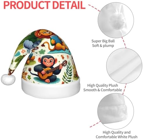 Augenstern Christmas Hat for Kids Unisex Santa Party Animal Headwear