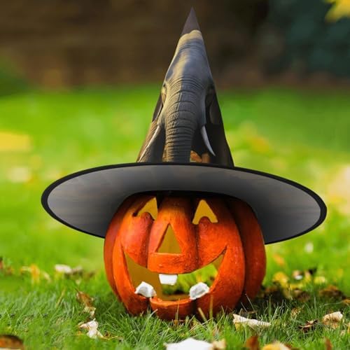 Witch Hat Halloween Costume Cosplay Wizard Elephant Headwear