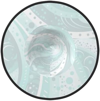 Turquoise White Circle Witch Halloween Costume Hat