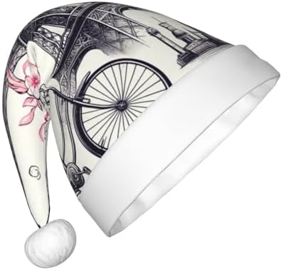 Augenstern Christmas Hat with Paris-Eiffel Tower and Bike Design