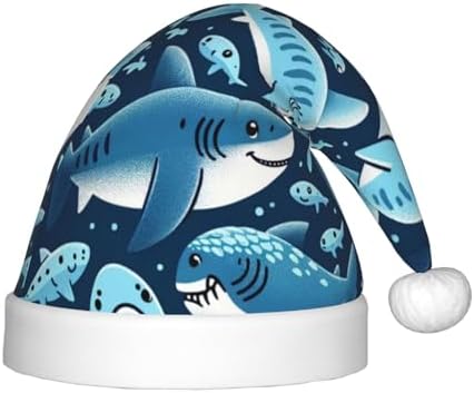 Augenstern Christmas Hat Shark Unisex Santa Hat