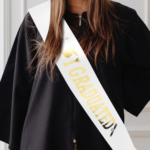 Amosfun Class of 2024 Graduation Sash 4pcs