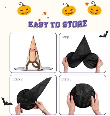 Cute Monkey Witch Hat Costume Accessory