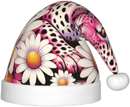 Augenstern Christmas Hat Leopard Daisies Santa Hat