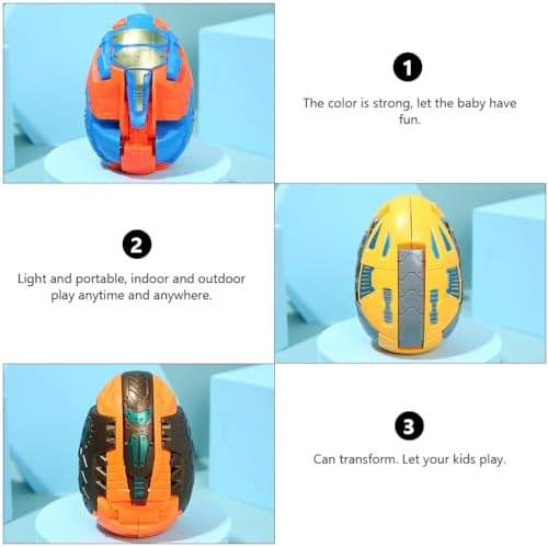 6pcs Dinosaur Transforming Toy Set