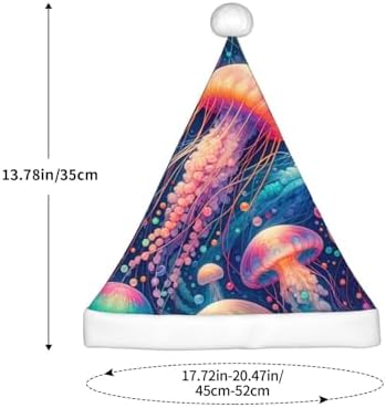 Augenstern Colorful Jellyfish Christmas Hat Unisex Santa Hat