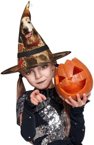 Witch Hats With LED Light Halloween Costume Wizard Hats