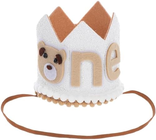 LUOZZY 1st Birthday Party Hat for Kids