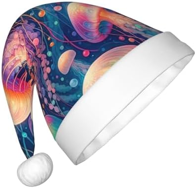 Augenstern Colorful Jellyfish Christmas Hat Unisex Santa Hat