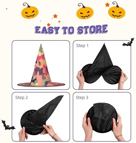 Witch Hats Halloween Cone Wizard Costume Hat 1