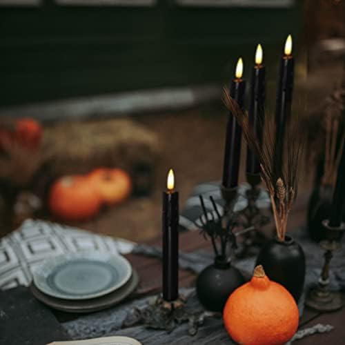 Mavandes Flameless Taper Candles Set of 8 Remote Controlled LED Candles