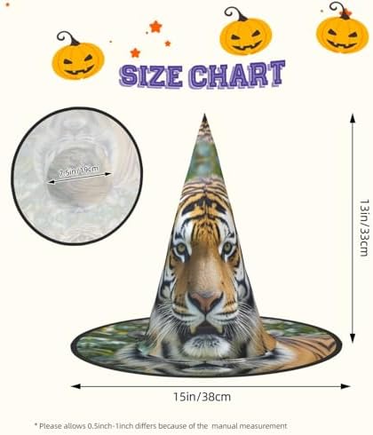 Witch Hats Halloween Costume Cone Wizard Hat for Adults 1