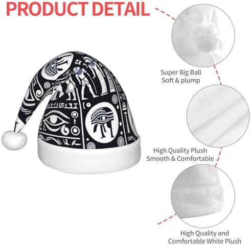 Augenstern Christmas Hat with Hieroglyphics Design
