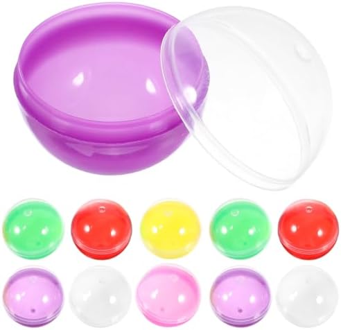 50PCS Fillable Gumball Machine Capsules