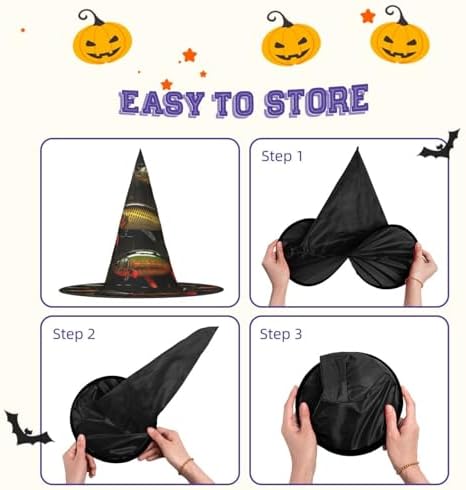 Fishing Lure Style Witch Hat Halloween Costume