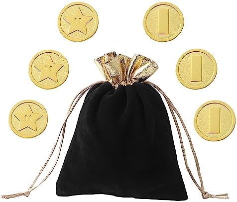 Super Bag With 6PCS Gold Coins Party Favor Pack