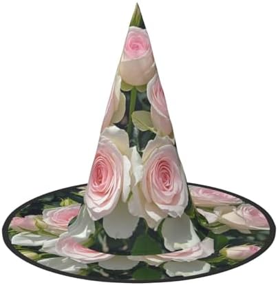 Witch Hats Halloween Cone Wizard Hat Pretty Roses Costume