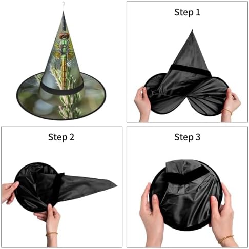 Witch Hats With LED Light Halloween Costume Headwear
