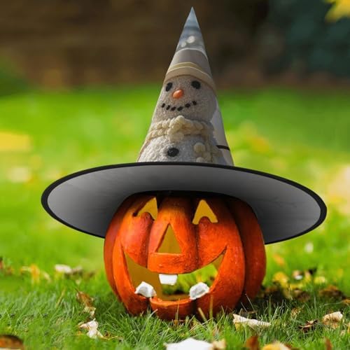 Witch Hats Halloween Costume Cone Wizard Hat for Adults and Kids