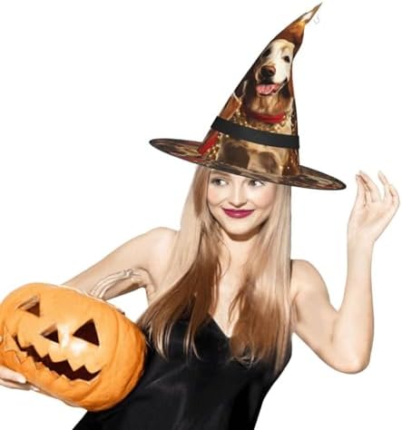 Witch Hats With LED Light Halloween Costume Wizard Hats