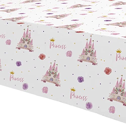 Princess Tablecloth - 3 Pack 54x108 Inches for Birthday and Baby Shower