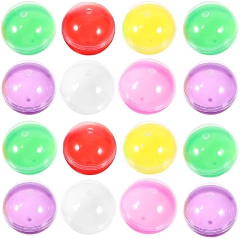 50PCS Fillable Gumball Machine Capsules