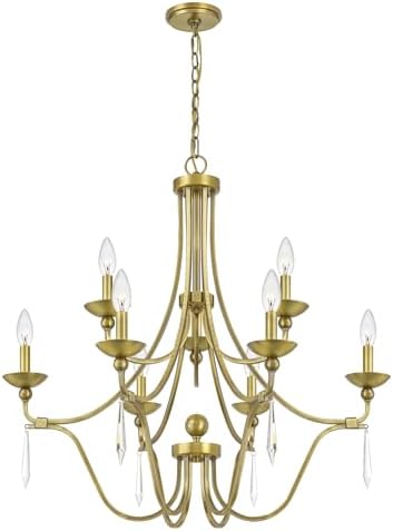 Quoizel Joules 32 Inch Wide 9 Light Chandelier