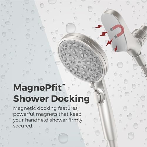 Pfister HydroFuse Handheld Shower Head with 6 Functions and 25 GPM