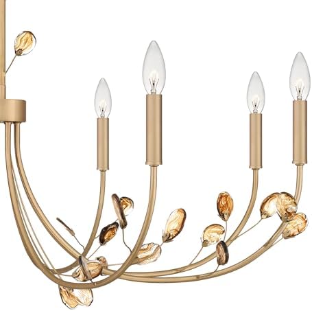 Quoizel Heiress 8 Light Bronze Gold Chandelier