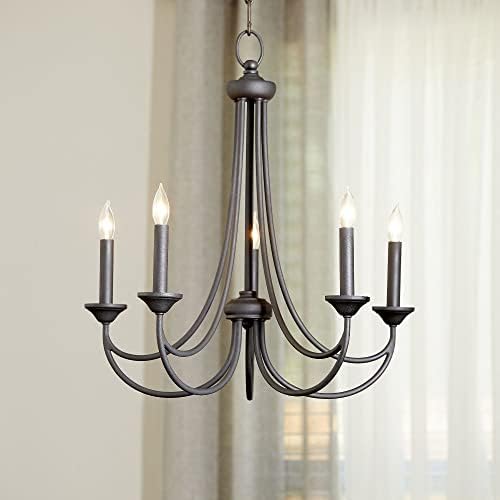 Quorum International Traditional Five Light Chandelier Persian White