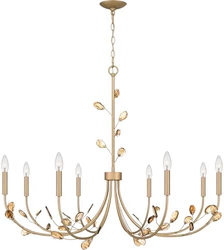 Quoizel Heiress 8 Light Bronze Gold Chandelier