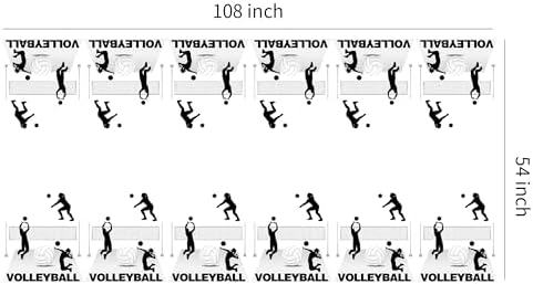 Volleyball Party Tablecloth 3 Pack